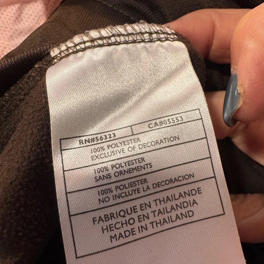 Nike Women’s Brown Workout Trousers with Pink Accents
